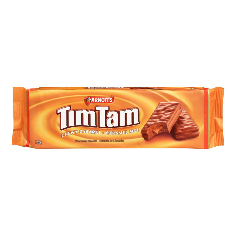 Arnott's Tim Tam Chewy Caramel Chocolate Biscuits [175g]