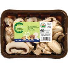 White Sliced Whole Mushrooms [227g]