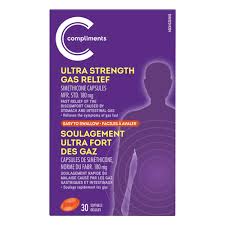 Compliments Ultra Strength Gas Relief 30pk