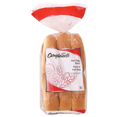 Compliments Hot Dog Buns [12pk]