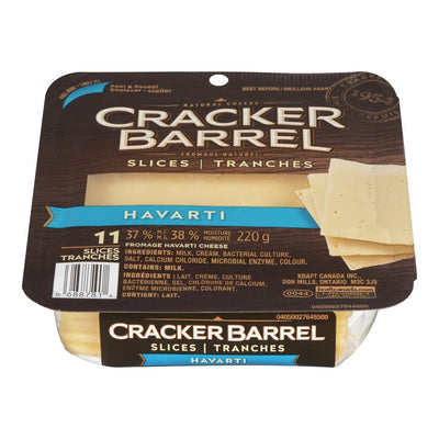 Cracker Barrel Havarti Slices [220g]