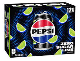 Pepsi Zero Lime 12 PK