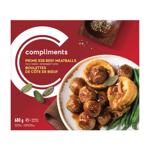 Compliments Prime Rib Meatballs [680g]