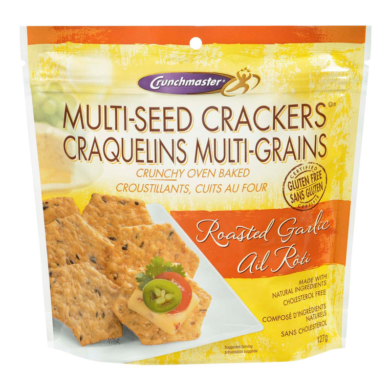 CrunchmasterCrackersGarlic [128g]