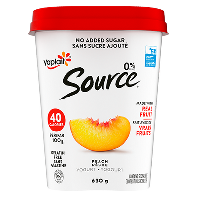 Yoplait Source Yogurt Peach [630g]