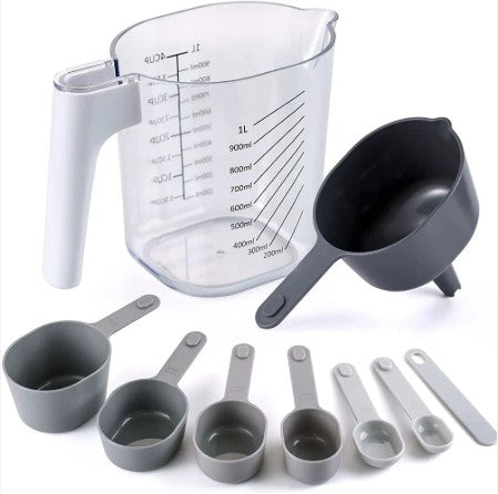 L.Gourmet 9-pc Meas Cup Set