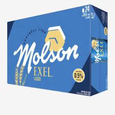 Molson Excel .5% Beer [24pk]