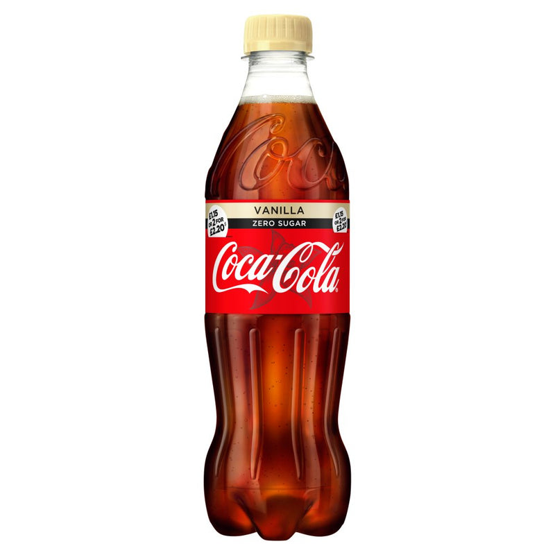 Coca-Cola Zero Sugar Vanilla Soda, 1 ct [500ml]