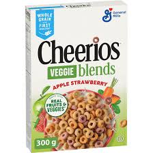 Cheerios Veggie Blends Apple Strawberry 300g