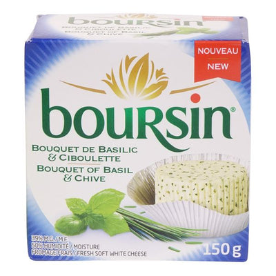 Boursin Cheese Basil & Chive [150g]