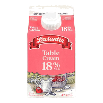 Lactantia Table Cream 18% [473ml]
