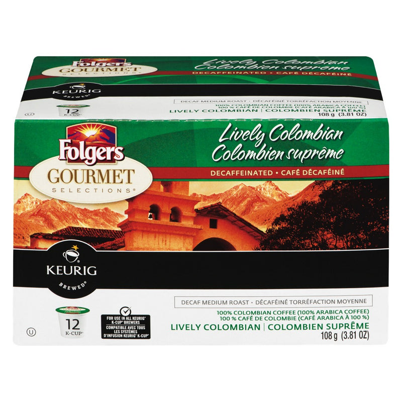 Folgers De-Caff Coffee K-Cups [12pk]