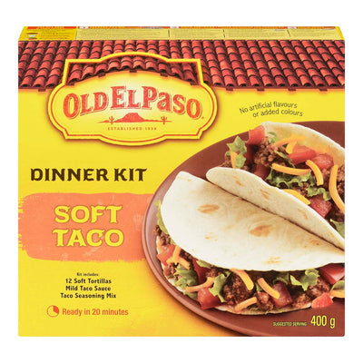 Old El Paso Soft Taco Dinner Kit [400g]