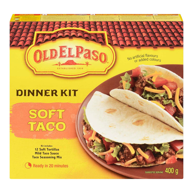 Old El Paso Soft Taco Dinner Kit [400g]