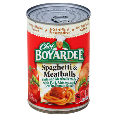 ChefBoySpaghetti&Meatballs [418g]