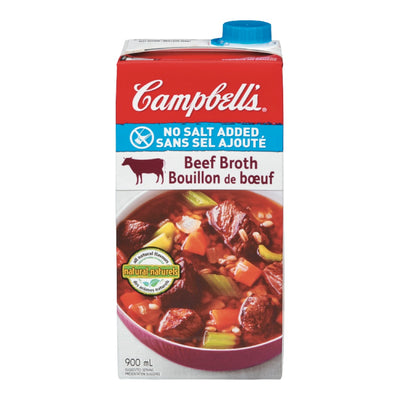 Campbells Beef Broth No Salt Added [900ml]