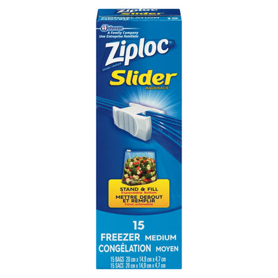 Ziploc Slideloc Bags Medium [15pk]