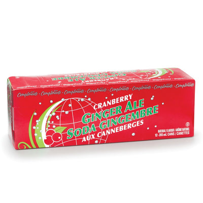 Compliments Cranberry Ginger Ale, 355 mL [12pk]