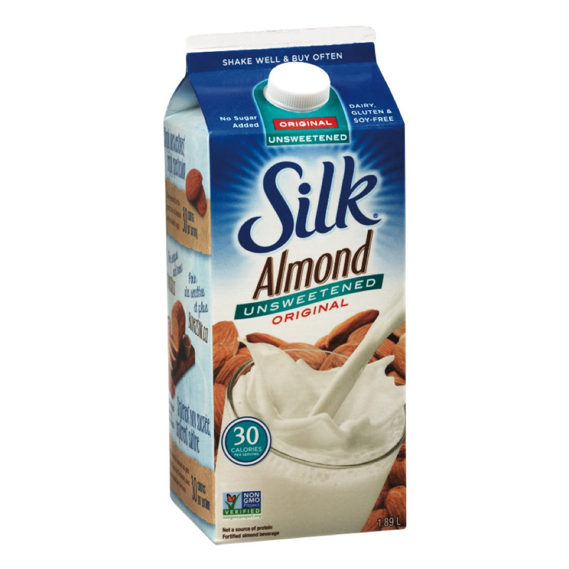 Silk Unsweetened True Almond Milk [1.89l]