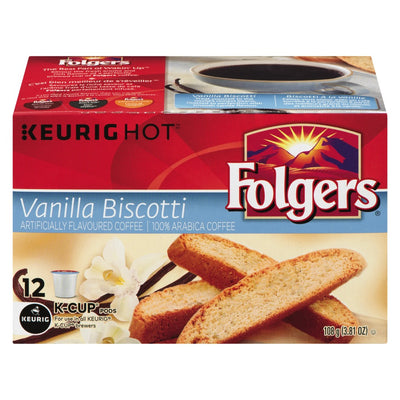 FolgersVanillaBiscottiK-Cups [12pk]