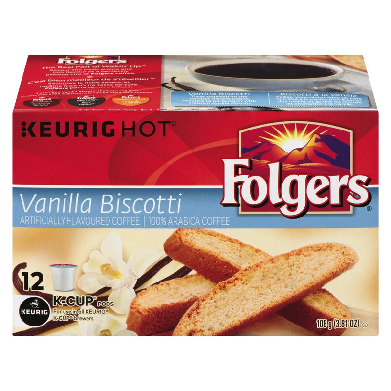 FolgersVanillaBiscottiK-Cups [12pk]
