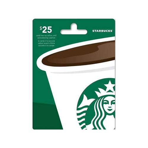 Starbucks Gift Card $25