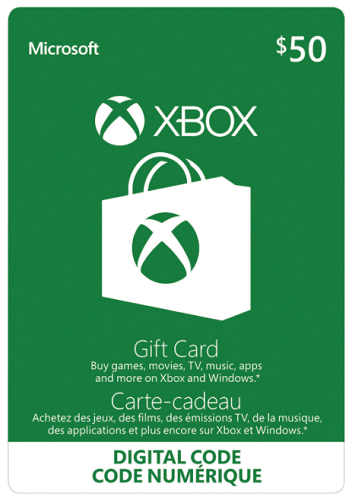 XBox Gift Card $50