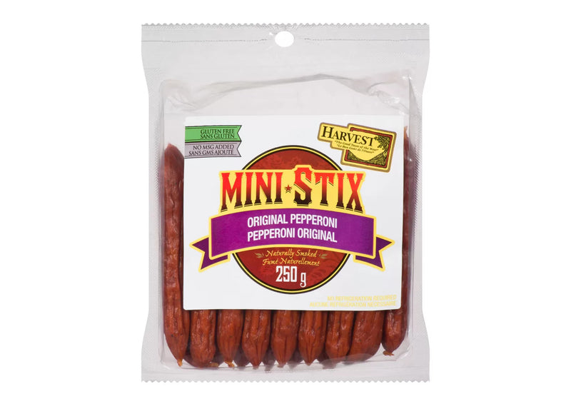 Harvest Mini Stix Original Pepperoni [250g]