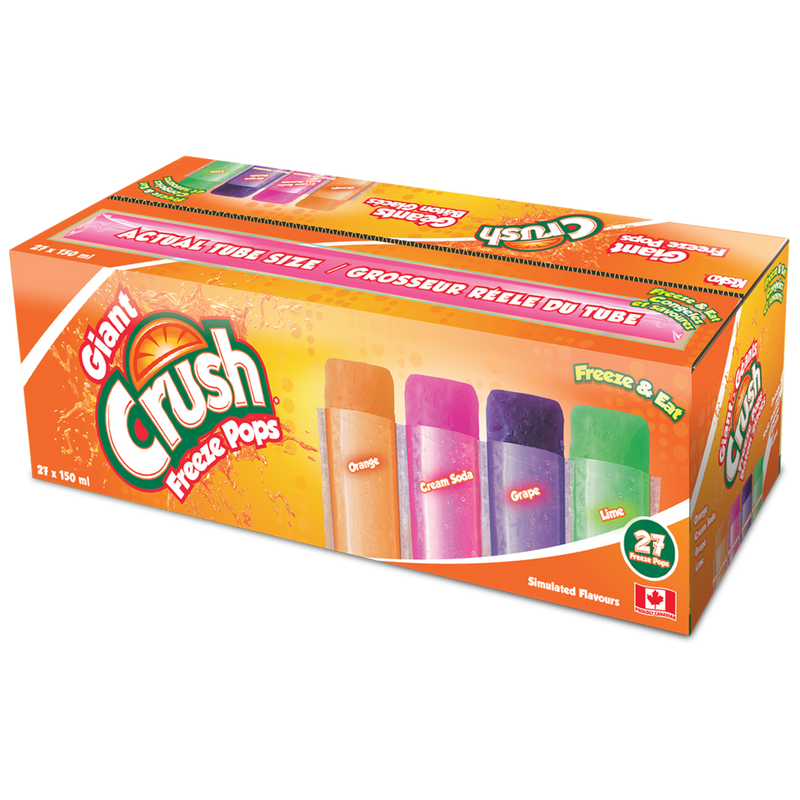 Crush Freeze Pops, 150 mL, 27 ct [27pk]