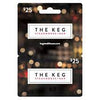 The Keg Gift Card $25