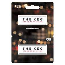 The Keg Gift Card $25