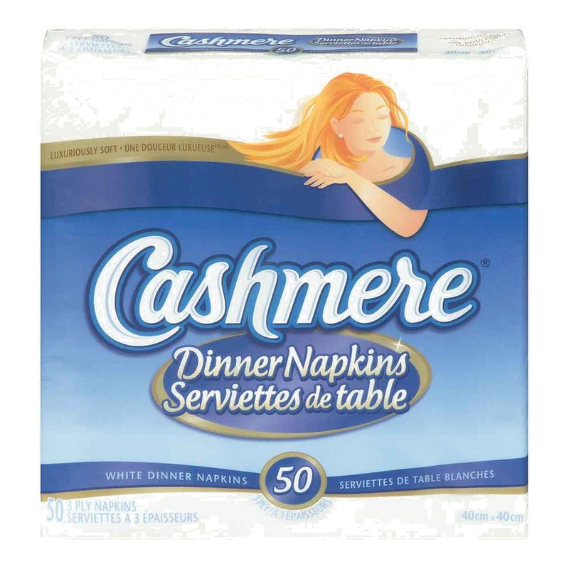 Cashmere Napkins White [50pk]