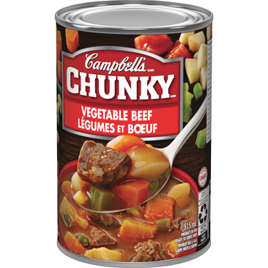 Campbells Chunky Soup Beef Vegetable [515ml]