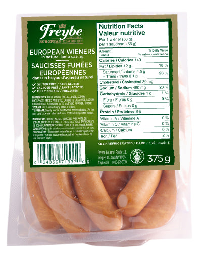 Freybe European Wieners [375g]