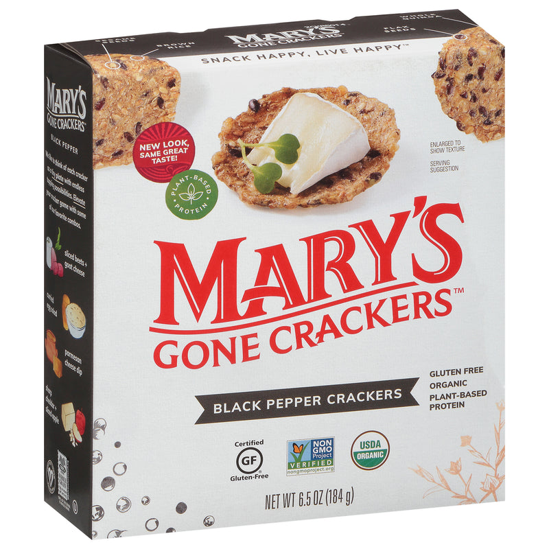 MarysOrganicPepperCrackers [184g]