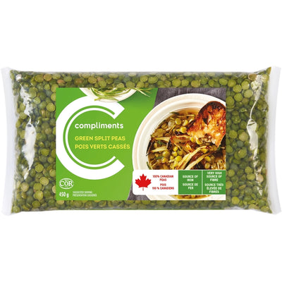 Compliments Green Split Peas [450g]