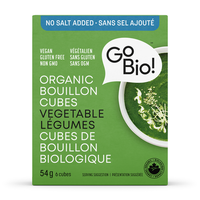 Go Bio Vegetable Cubes No Salt GF 54gr
