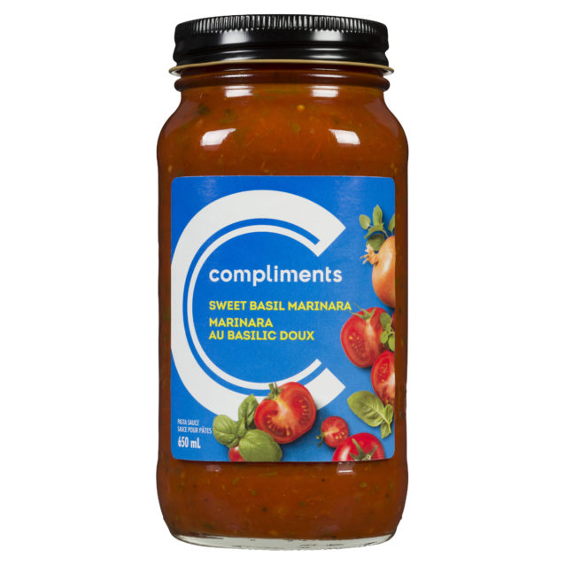 Compliments Sweet Basil Marinara Sauce [650ml]