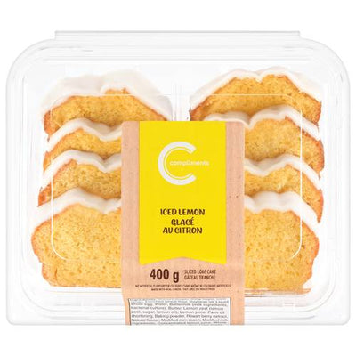 CompIcedSlicedLemonLoafCake [400g]