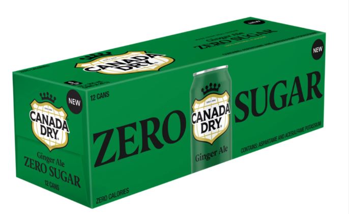 Ginger Ale Zero 12pk [355ml]