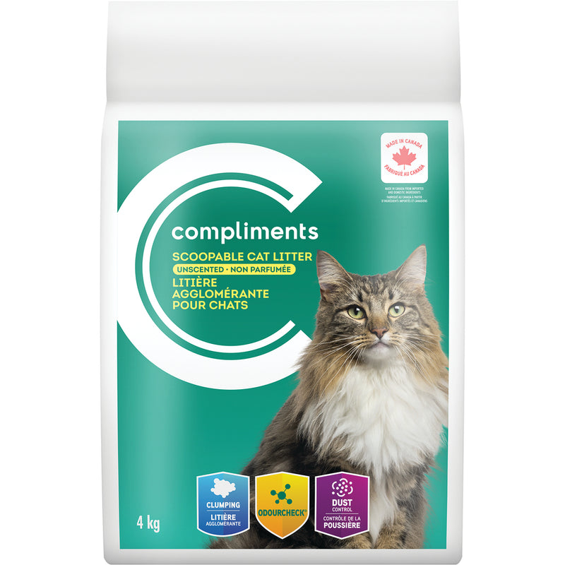 Compliments Scoopable Cat Litter [4kg]
