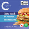 Compliments Smashed Chicken Burger [680g]