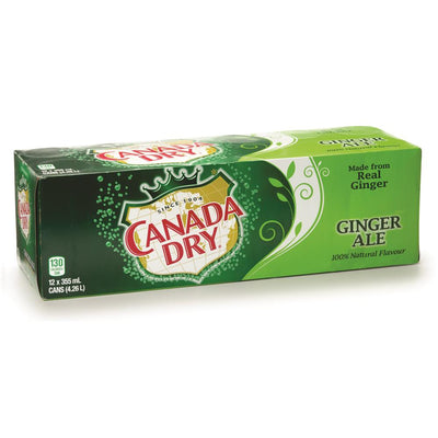 Canada Dry Ginger Ale FridgeMate 12pk [355ml]