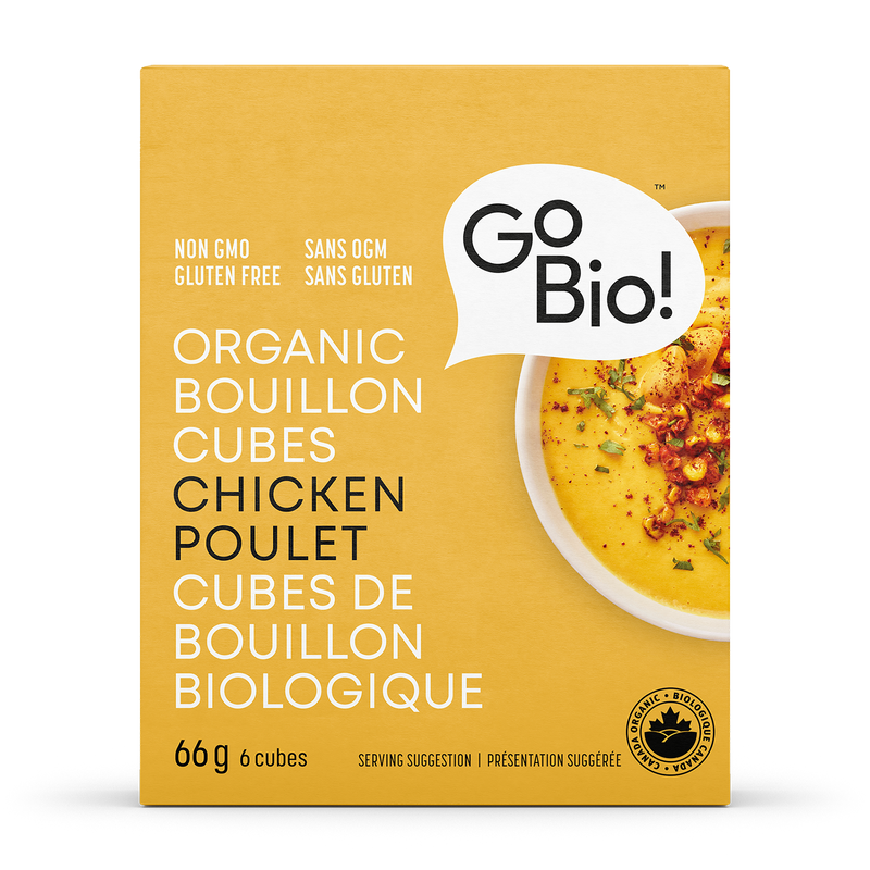 GoBioChickenBouillonCubes [66g]