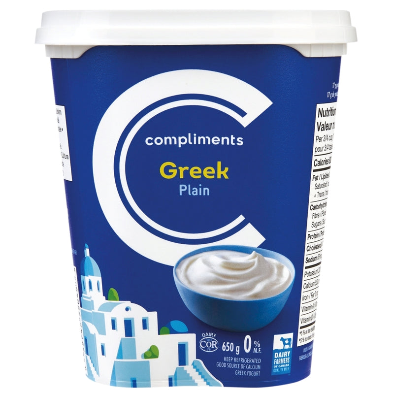 Compliments Plain 650g