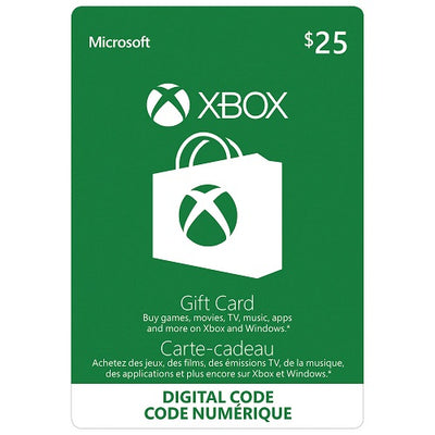 XBox Gift Card $25
