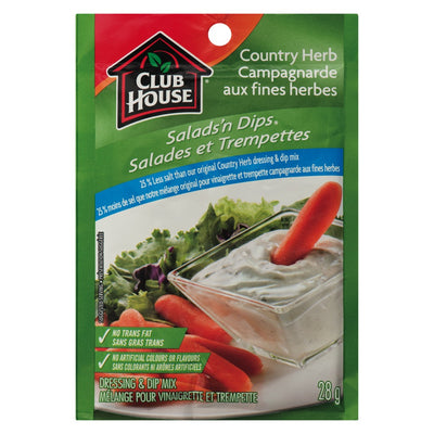 ClubHouseSaladDipCntryHerb [28g]