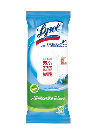 Lysol Wipes Spring [84 pkg]