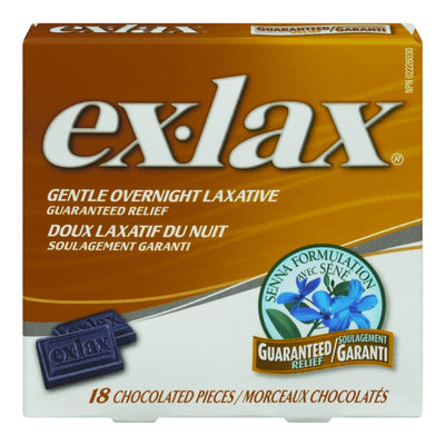 ExLaxChocTablets18pk [18 pkg]