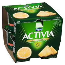 Danone Activia Lemon Pineapple [8pk]